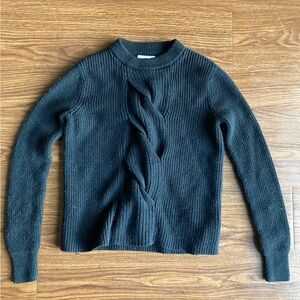 Vineyard Vines Black Cable Knit Sweater